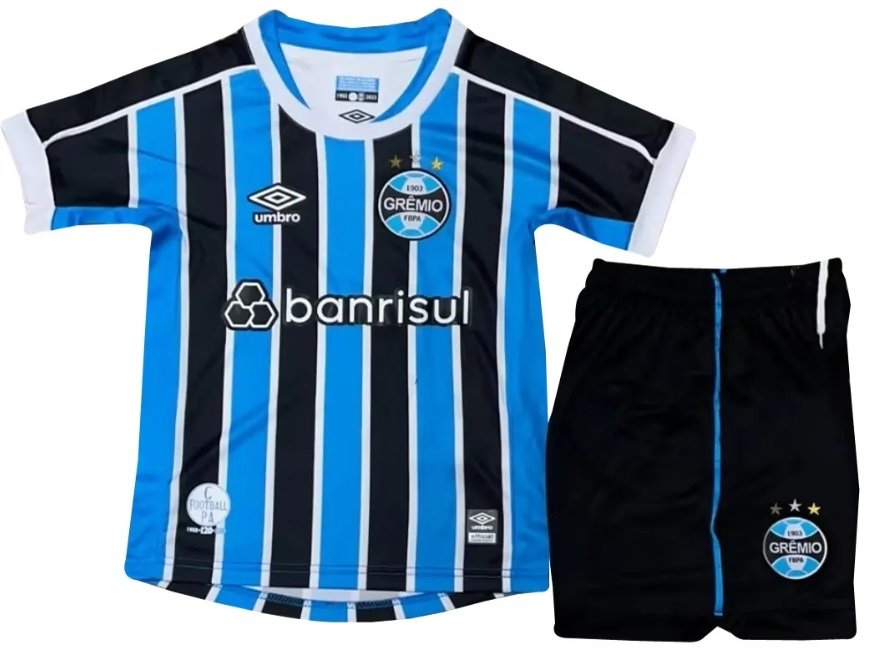 Kit infantil I Grêmio 2023 Umbro oficial 